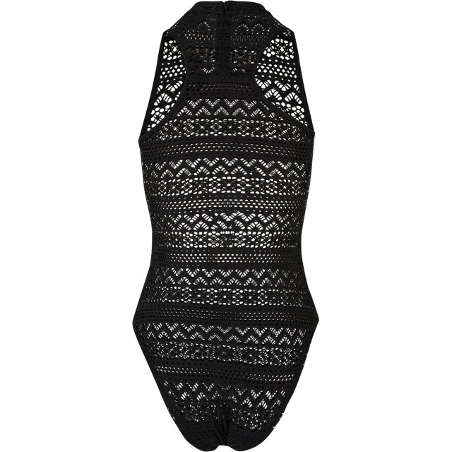 Urban Classics Dames gehaakte jersey schildpadhals bodysuit UTTN1609_black large