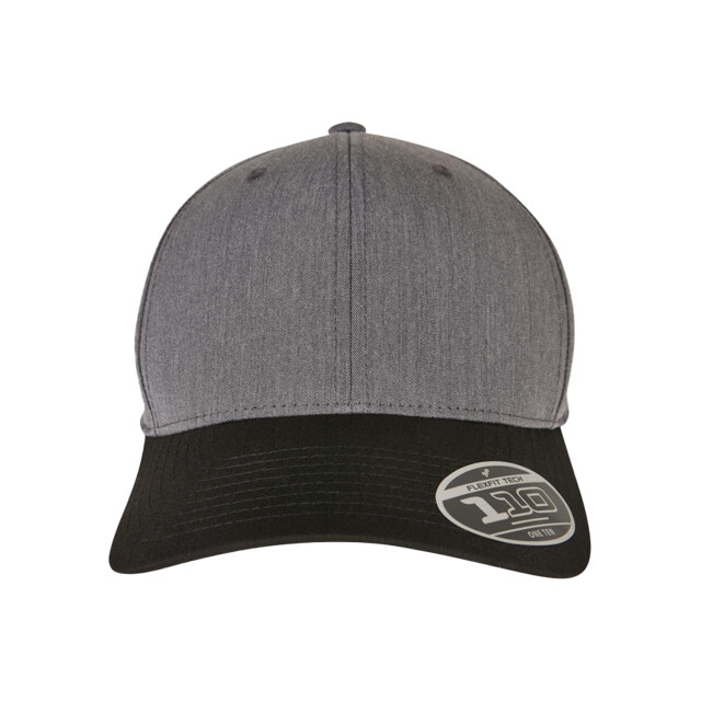 Flexfit 110 gemêleerde baseballpet UTTN1612_darkgreyblack large