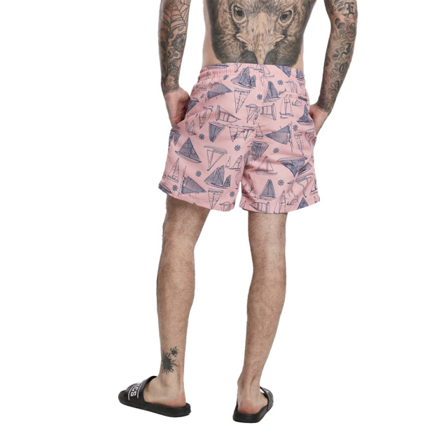 Urban Classics Heren zwemshort yacht UTTN1662_pinkblue large