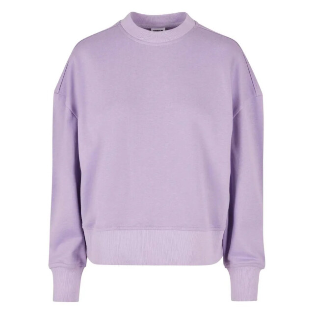 Urban Classics Meisjes terrycloth crew hals oversized sweatshirt UTTN1313_dustylilac large