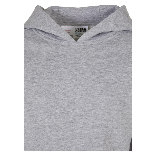 Urban Classics Meisjes volants organic hoodie UTTN1557_grey large