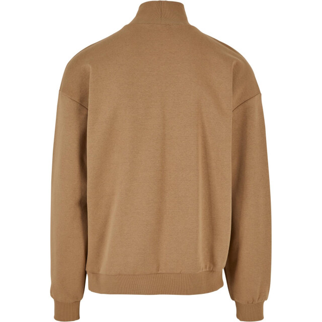 Urban Classics Heren crew sweatshirt met hoge hals UTTN1560_warmsand large