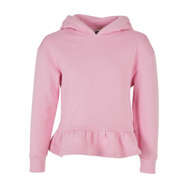 Urban Classics Meisjes volants organic hoodie UTTN1557_girlypink large