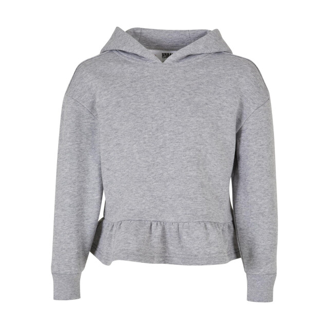 Urban Classics Meisjes volants organic hoodie UTTN1557_grey large