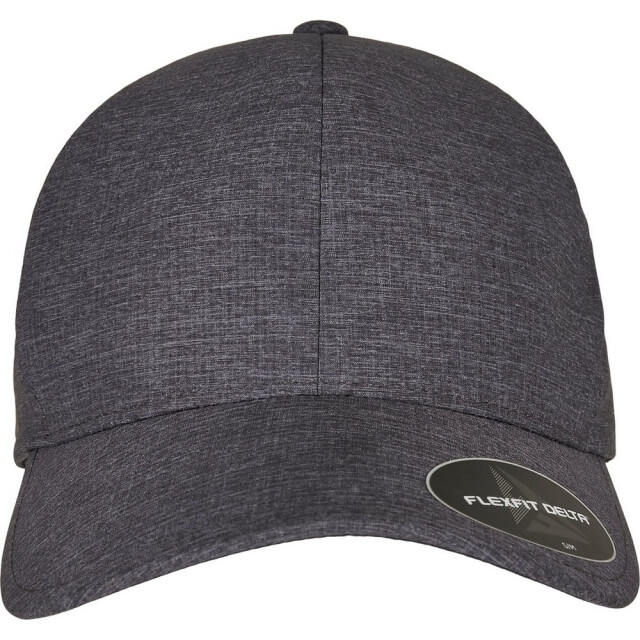 Flexfit Delta koolstof baseballpet UTTN1567_charcoalmelange large