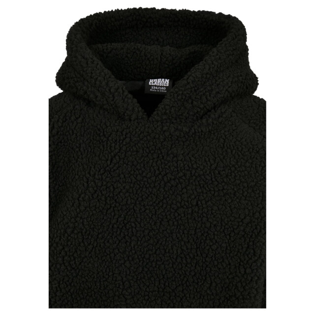 Urban Classics Jongens sherpa hoodie UTTN1552_black large