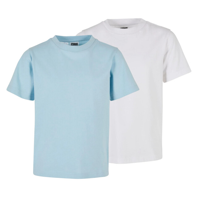 Urban Classics Jongens basic organic t-shirt (set van 2) UTTN1556_oceanbluewhite large