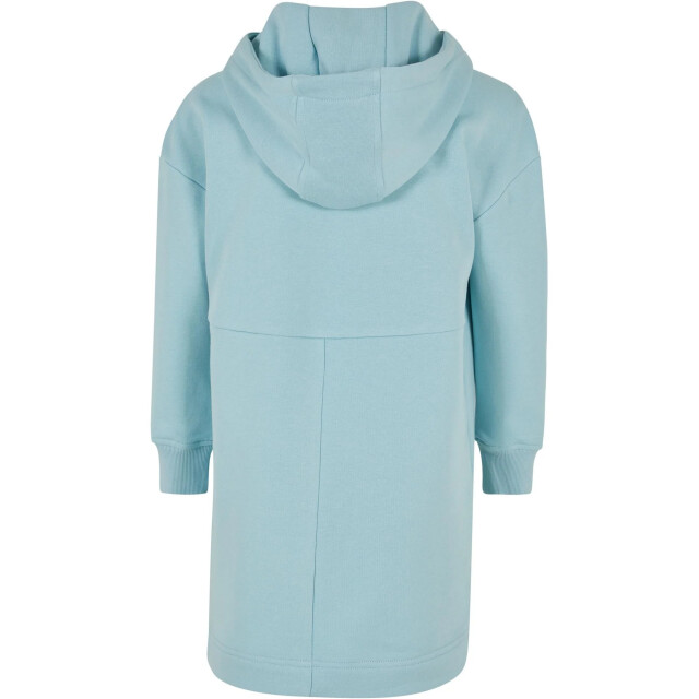 Urban Classics Meisjes french terry oversized hoodie jurk UTTN1300_oceanblue large