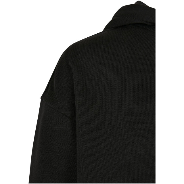 Urban Classics Meisjes french terry oversized hoodie jurk UTTN1300_black large