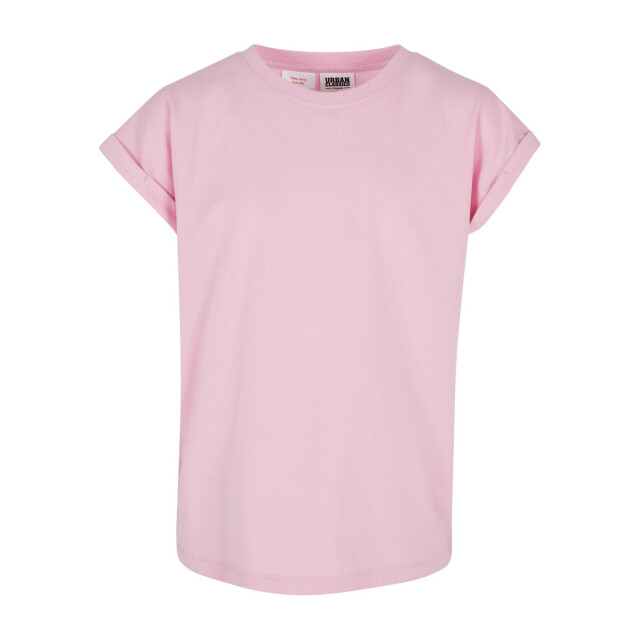 Urban Classics Meisjes bio verlengd schouder t-shirt (set van 2) UTTN1302_purpledaygirlypink large