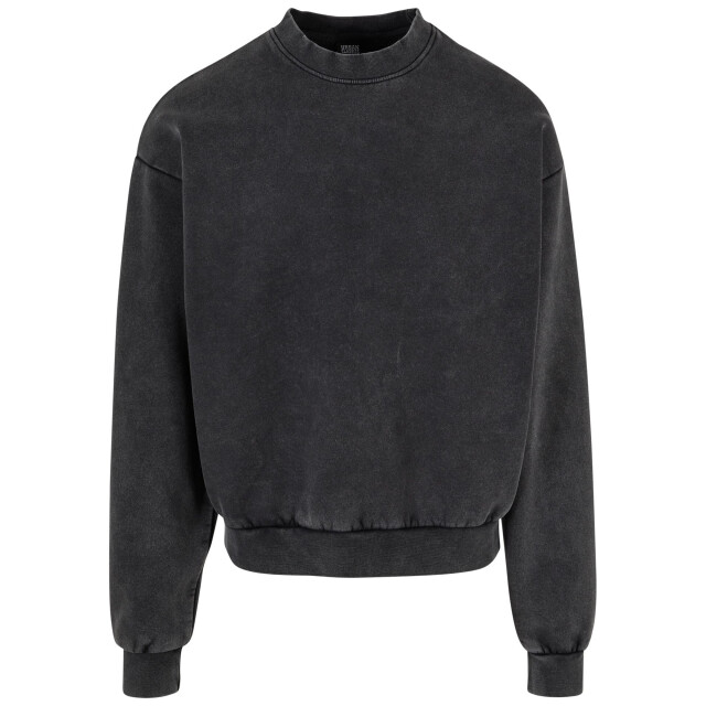 Urban Classics Heren sweatshirt met zure hals UTTN1546_black large
