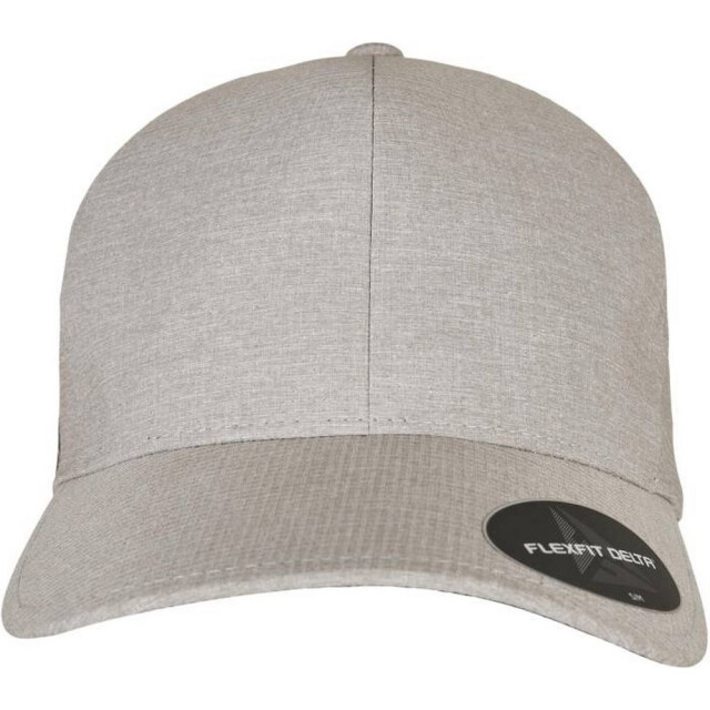 Flexfit Delta koolstof baseballpet UTTN1567_silvermelange large
