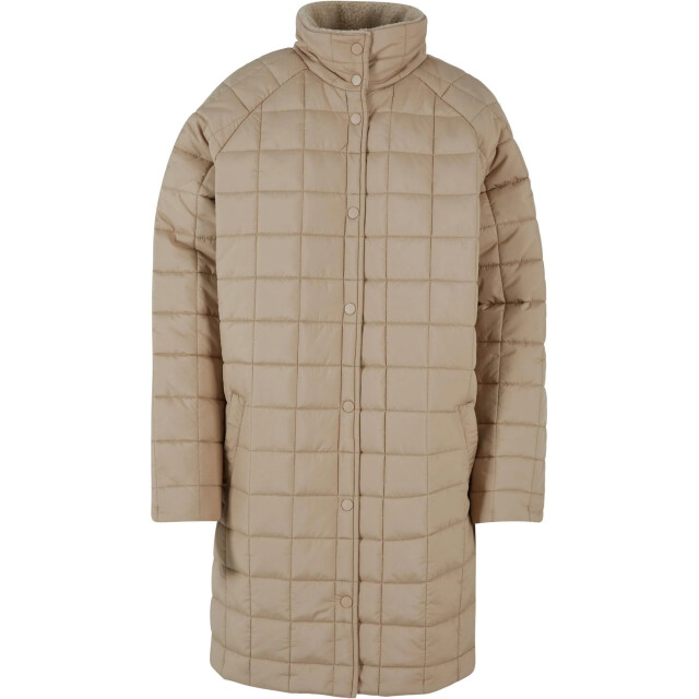 Urban Classics Dames gewatteerde jas UTTN1551_wetsand large