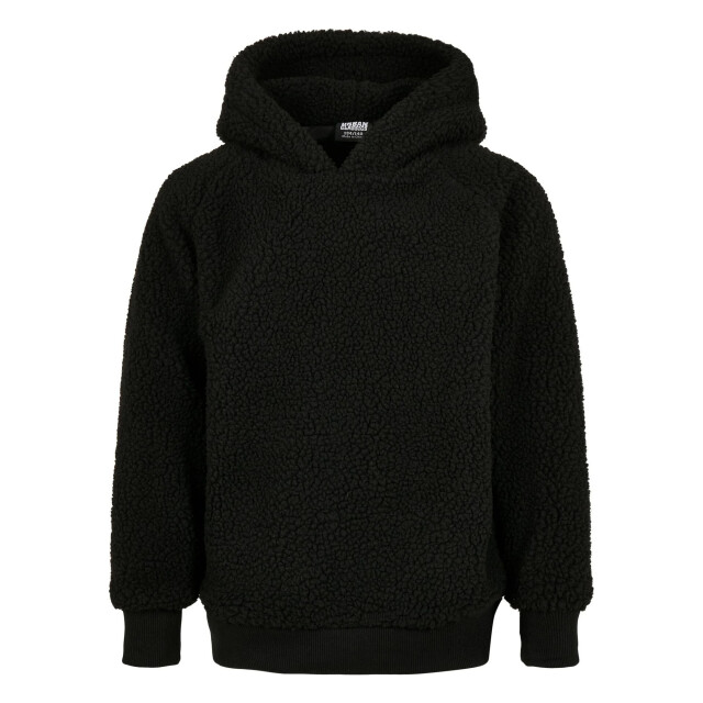 Urban Classics Jongens sherpa hoodie UTTN1552_black large
