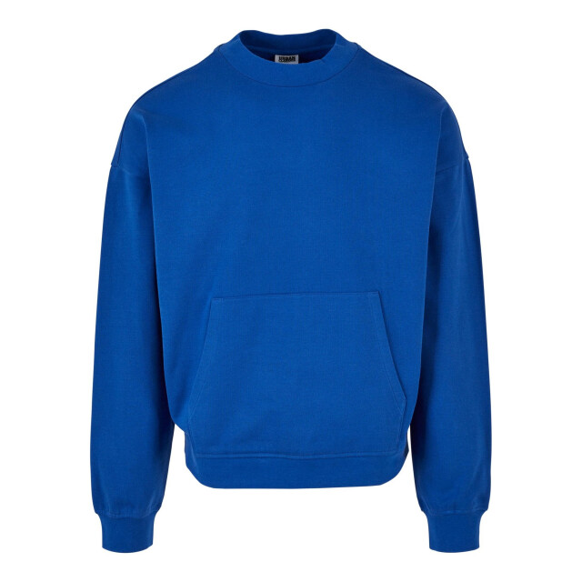 Urban Classics Heren organic crew neck boxy sweatshirt UTTN1287_royalblue large