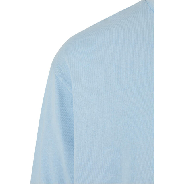 Urban Classics Heren zuur gewassen zwaargewicht boxy top met lange mouwen UTTN1292_balticblue large