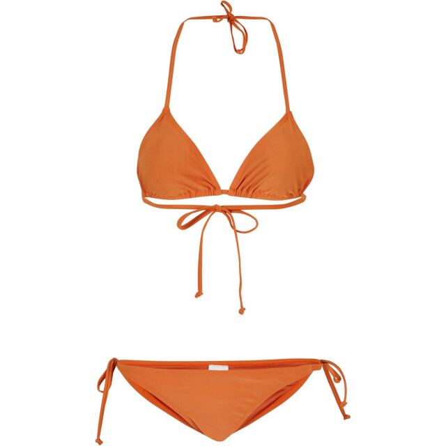 Urban Classics Dames driehoek gerecyclede bikini UTTN1539_vintageorange large