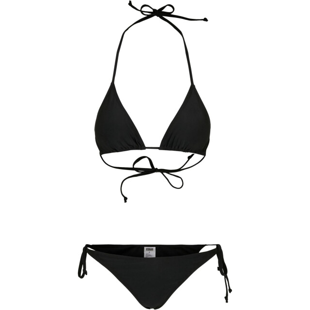 Urban Classics Dames driehoek gerecyclede bikini UTTN1539_black large