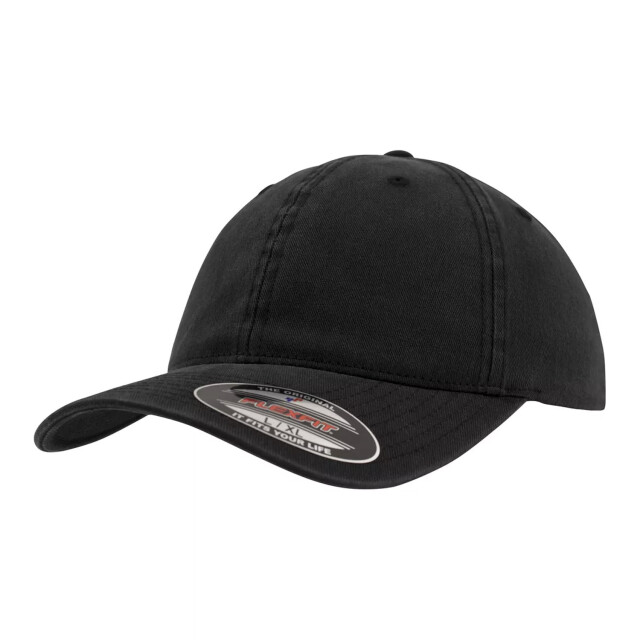 Flexfit Kledingstuk gewassen papa hoed UTTN1532_black large