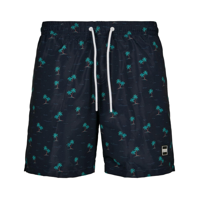 Urban Classics Heren zwemshort met patroon UTTN1519_islandgreen large