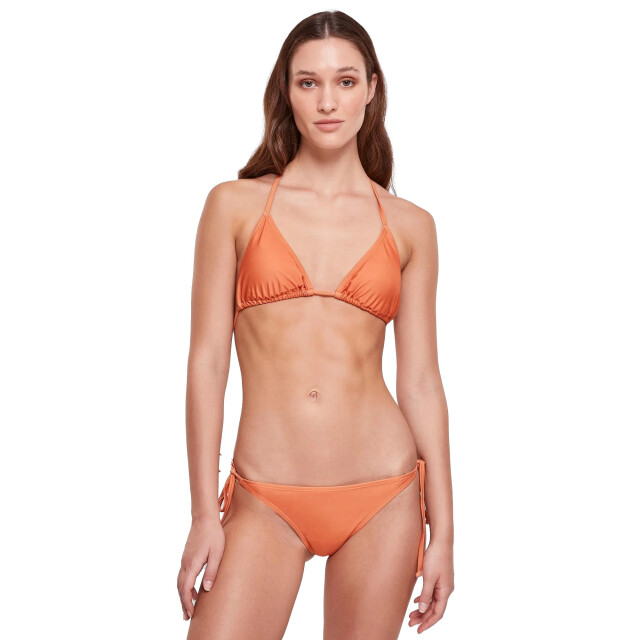 Urban Classics Dames driehoek gerecyclede bikini UTTN1539_vintageorange large