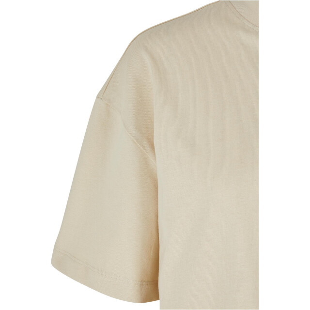 Urban Classics Dames organic t-shirt met zijsplitten UTTN1278_sand large