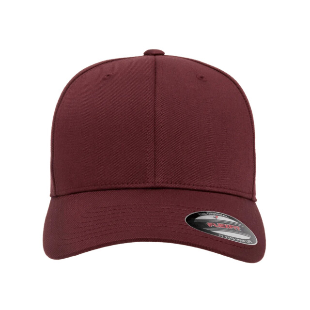 Flexfit Wollig gekamde baseballpet UTTN1488_maroon large