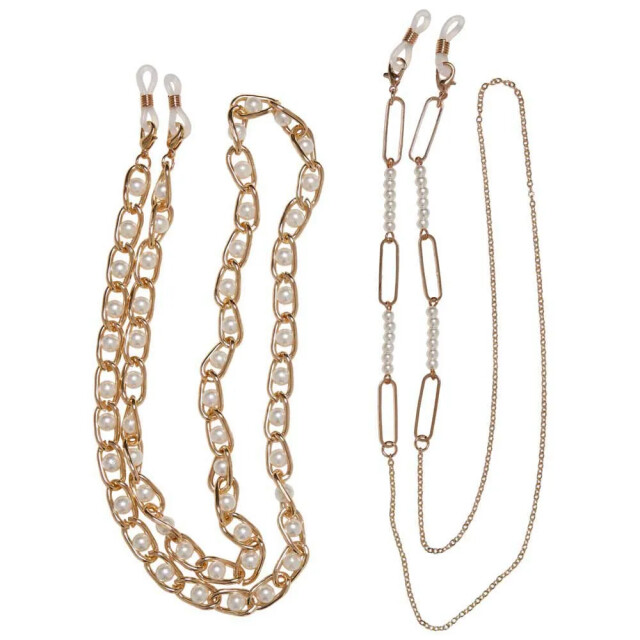 Urban Classics Parelketting zonnebril (set van 2) UTTN1528_goldsilver large
