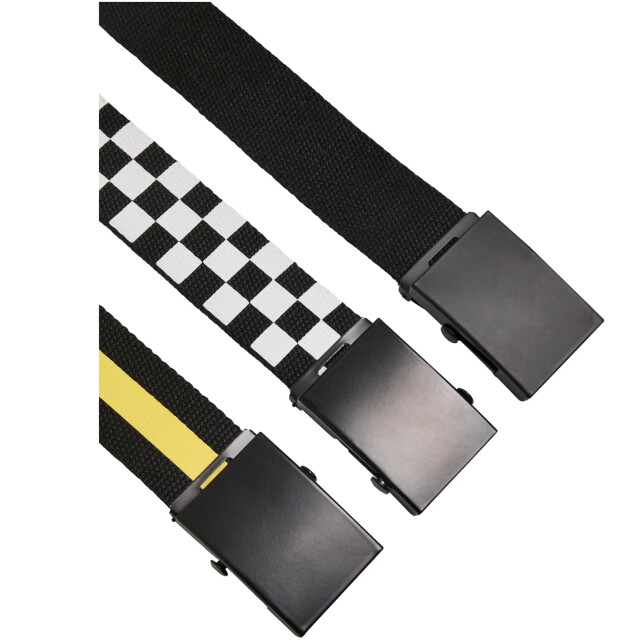 Urban Classics Trio-riem (set van 3) UTTN158_blackwhiteyellow large