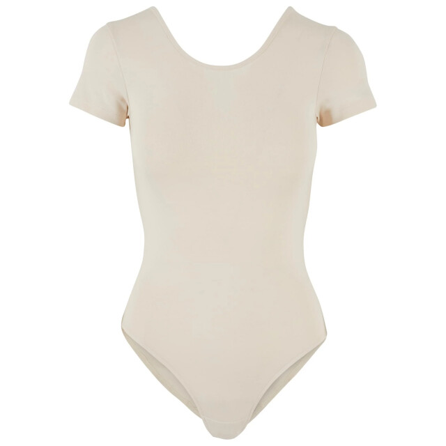 Urban Classics Dames stretch jersey organic bodysuit (set van 2) UTTN1593_whitewhitesand large