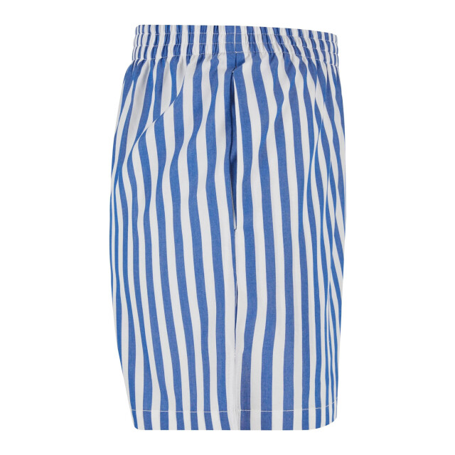 Urban Classics Dames gestreepte shorts UTTN1481_whiteblue large