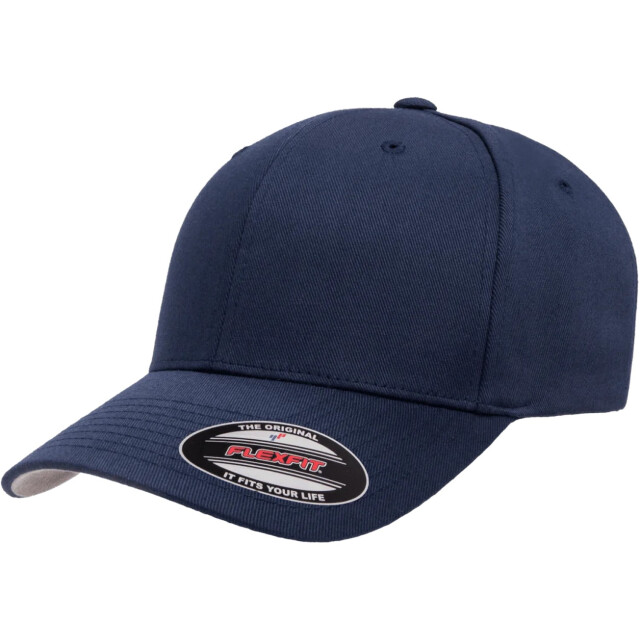 Flexfit Wollig gekamde baseballpet UTTN1488_navy large