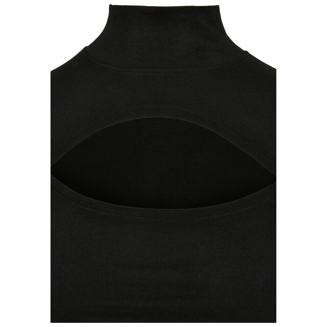 Urban Classics Dames uitgesneden schildpadhals top met lange mouwen UTTN1267_black large