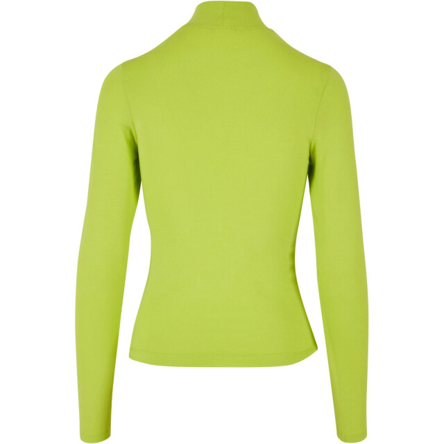 Urban Classics Dames uitgesneden schildpadhals top met lange mouwen UTTN1267_frozenyellow large