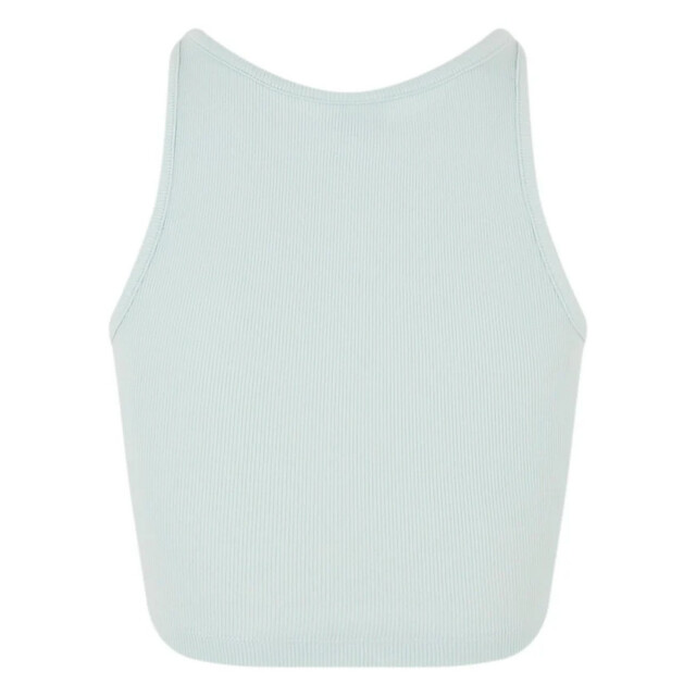 Urban Classics Dames geribde top van organisch katoen UTTN1269_frostmint large