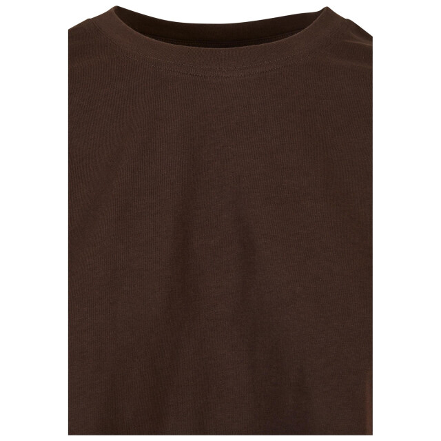 Urban Classics Dames kort oversized gewaad t-shirt UTTN1578_brown large