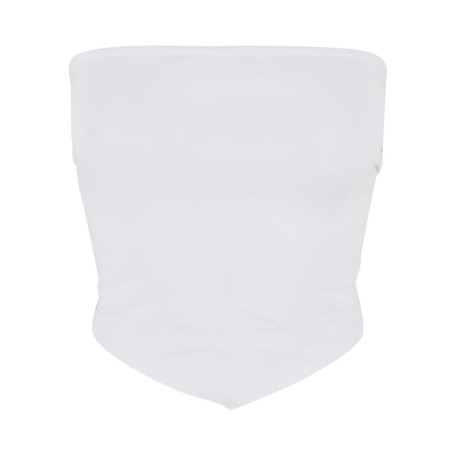 Urban Classics Dames bandeau top met knoopjes UTTN1238_white large