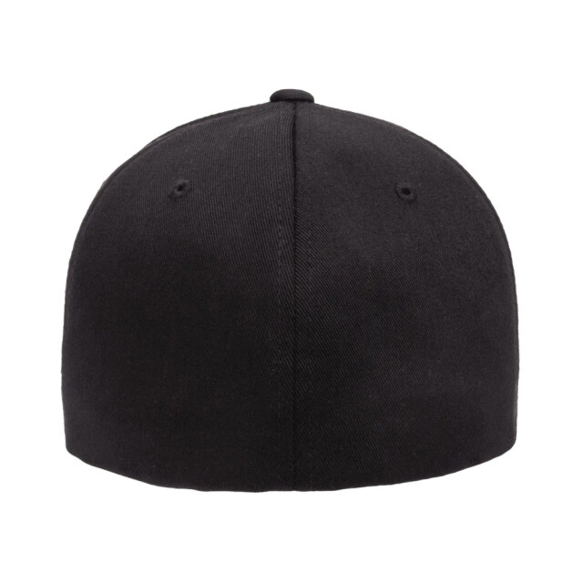 Flexfit Kinder/kinder wooly combed baseball cap UTTN1137_black large