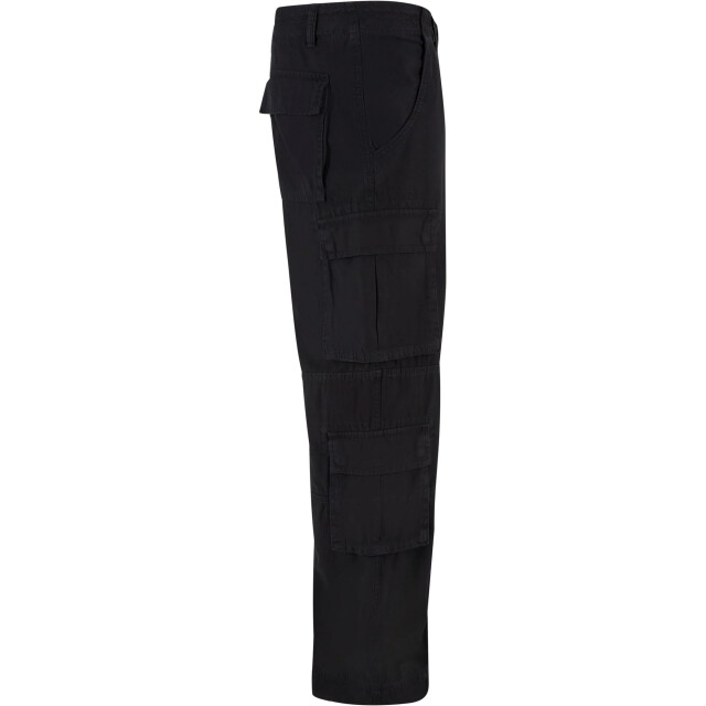 Urban Classics Heren cargo broek met dubbele zak UTTN1220_black large