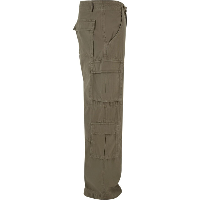 Urban Classics Heren cargo broek met dubbele zak UTTN1220_olive large