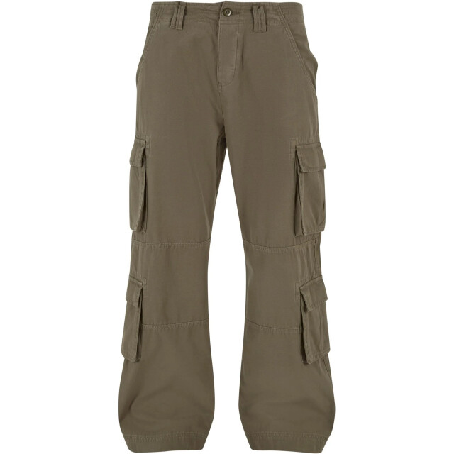 Urban Classics Heren cargo broek met dubbele zak UTTN1220_olive large