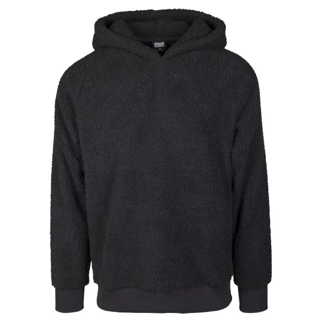 Urban Classics Heren sherpa hoodie UTTN1222_black large