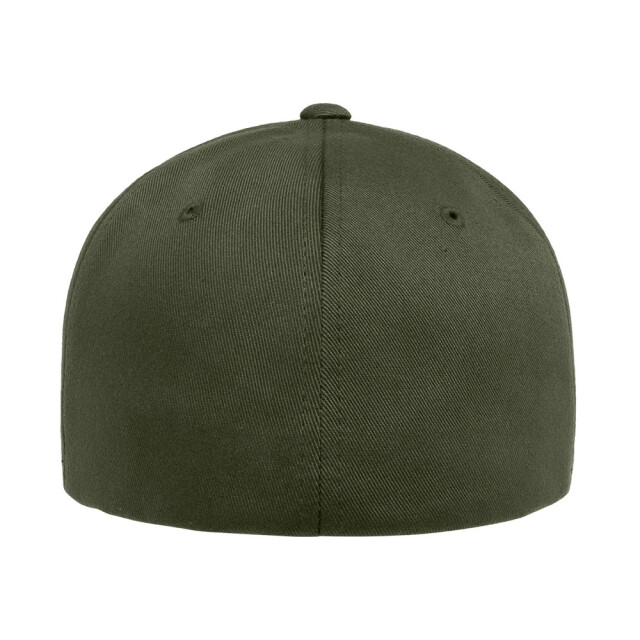 Flexfit Kleuter wollig gekamde baseballpet UTTN1576_olive large