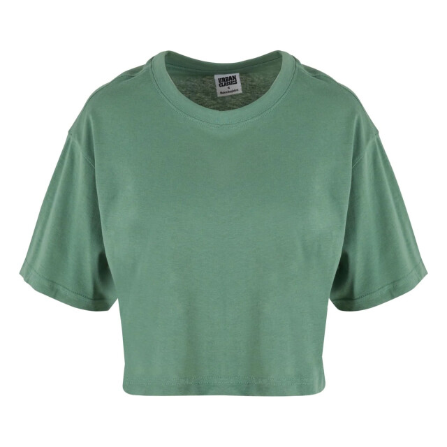 Urban Classics Dames kort oversized gewaad t-shirt UTTN1578_salvia large