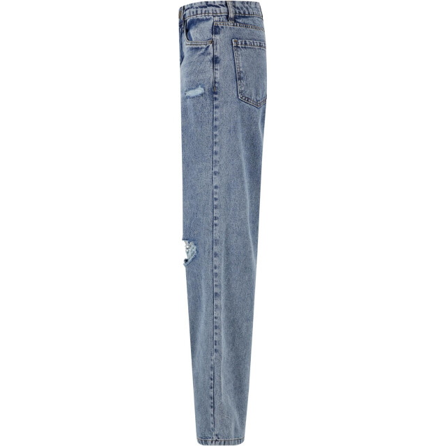 Urban Classics Dames 90's denim verweerde broek met wijde pijpen UTTN1211_vintagelightblue large