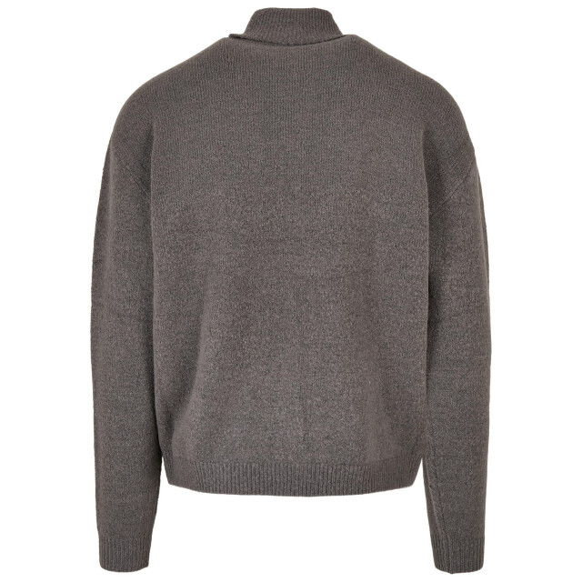 Urban Classics Heren oversized trui met rolhals UTTN1219_asphalt large
