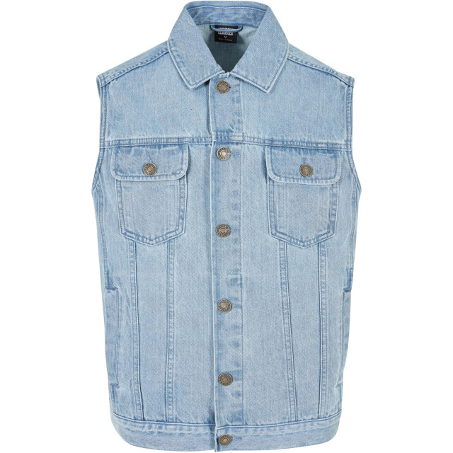 Urban Classics Heren denim gilet UTTN121_lightwash large