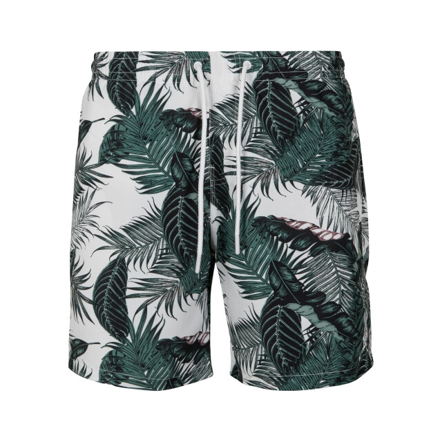 Urban Classics Heren zwemshort palm leaf UTTN1496_greenblackwhite large