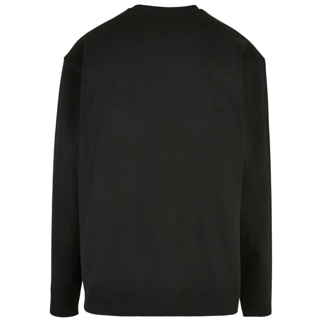 Urban Classics Heren ultra zwaargewicht oversized t-shirt met lange mouwen UTTN1207_black large