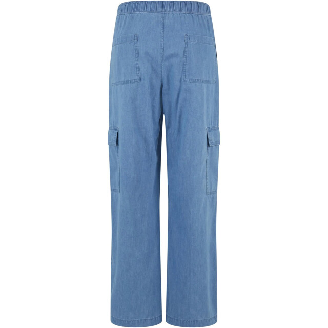 Urban Classics Dames denim lichtgewicht cargo broek UTTN1208_skybluewashed large
